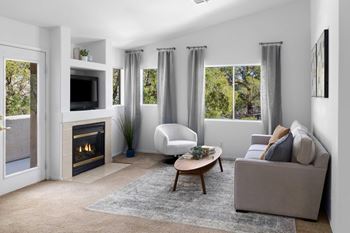 Gas fireplace*